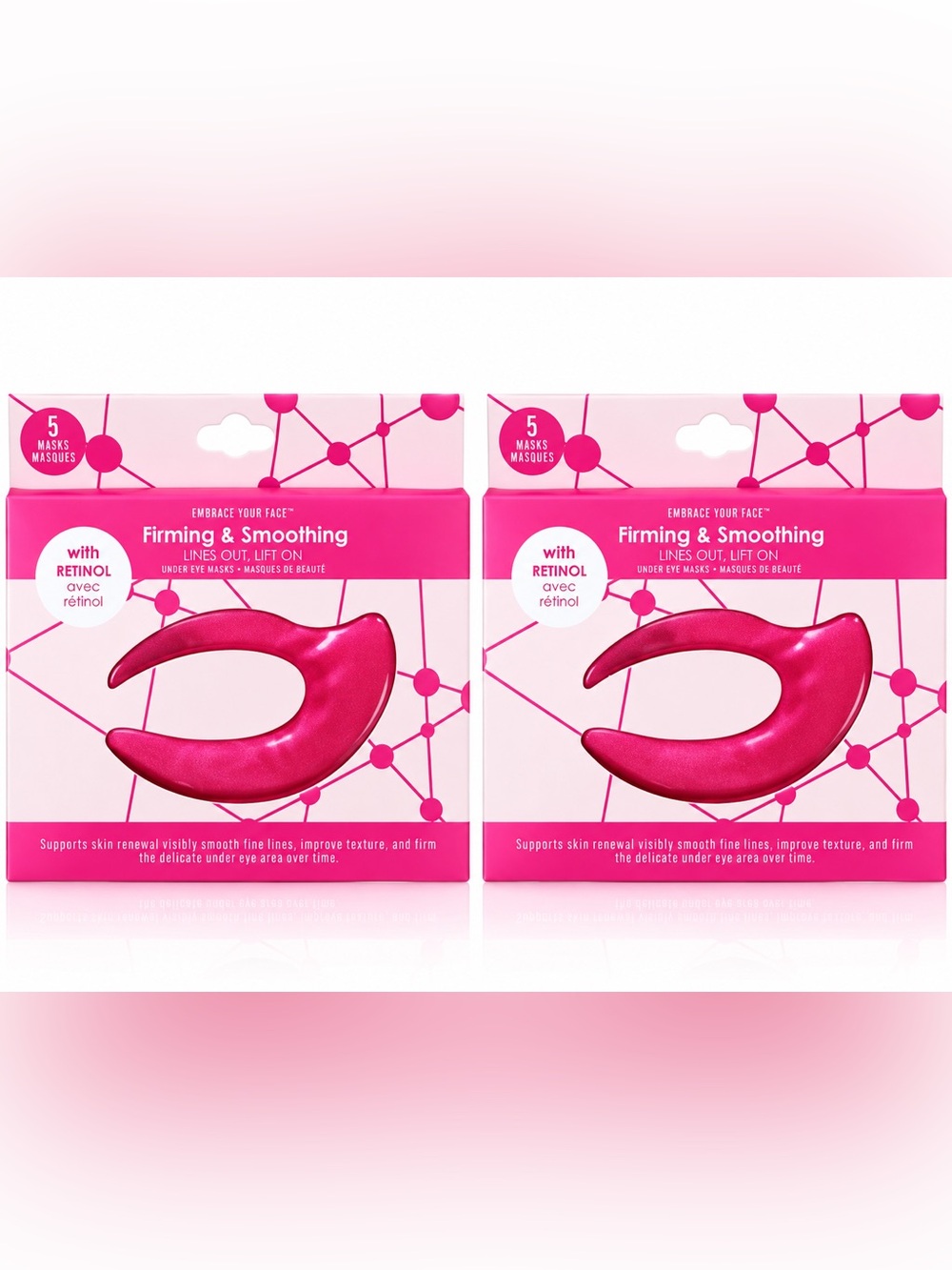 2 Packs of Firming and Smoothing Eye Masks